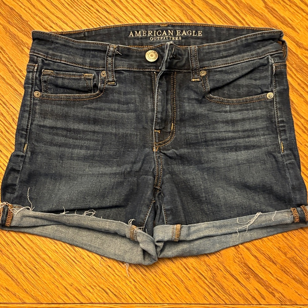 American Eagle Outfitters Women's Jean Shorts - Medium Blue